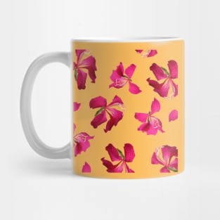 Bauhinia Flower Custard Yellow - Summer Flower Pattern Mug